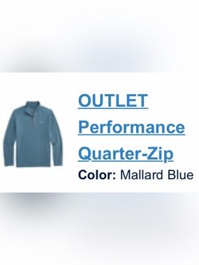 Vineyard Vines Mallard Blue Men’s Zip-Up Sweater